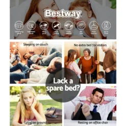 Bestway Queen Air Bed Air Beds Inflatable Mattress TRITECH Airbed Built-in Pump -AU Camping Equipment Sales 4FoywDXnptd3 zduN 2jK6OHs