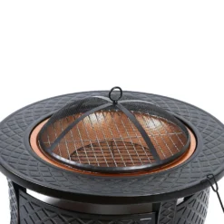 Moyasu 3 IN 1 Fire Pit BBQ Grill Pits Outdoor Patio Garden Heater Fireplace BBQS -AU Camping Equipment Sales 59xwq1KgoGJkP7AuUU6flR36Y