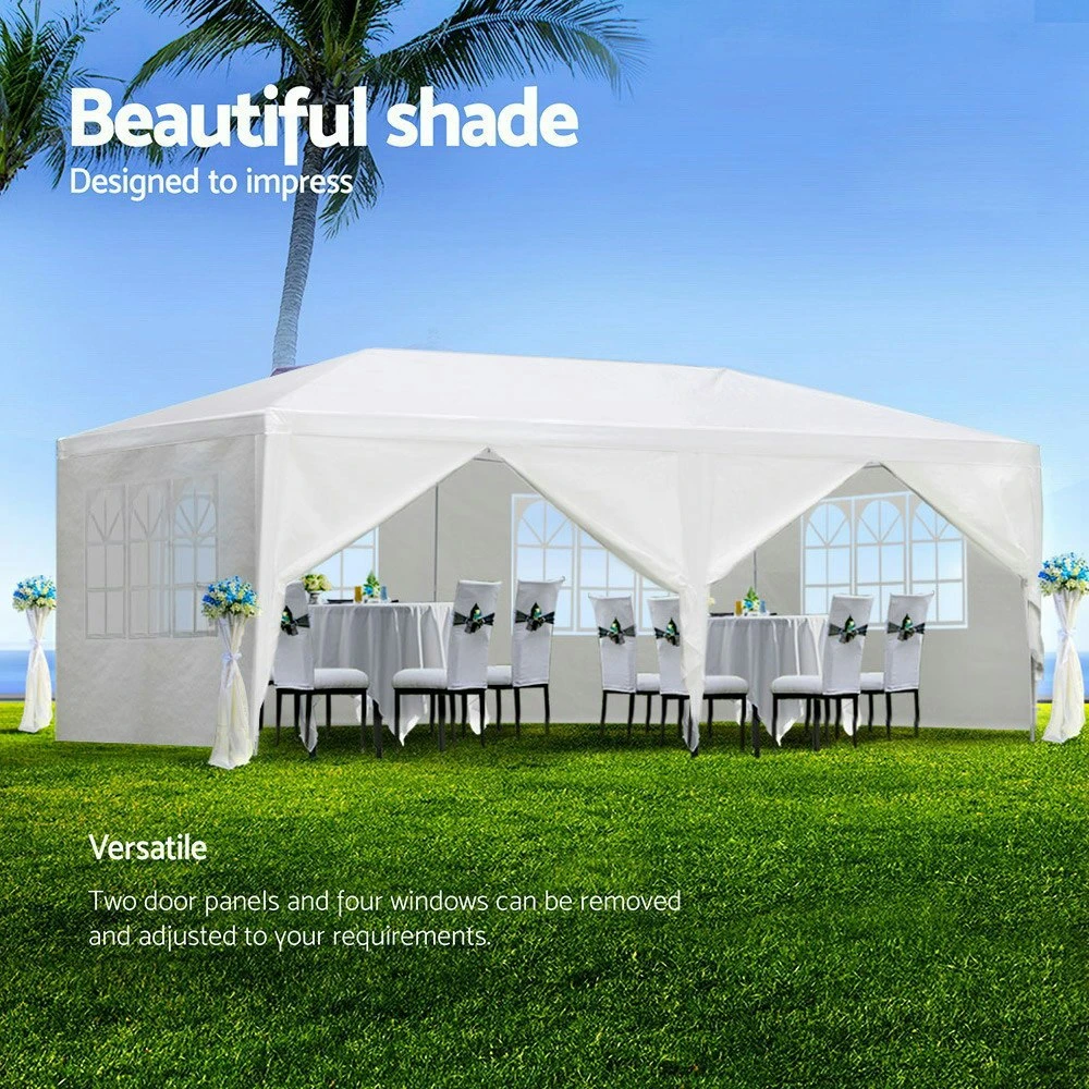 Instahut Gazebo Marquee Outdoor Wedding Gazebos Tent 3x6m 8 Instahut Gazebo Marquee Outdoor Wedding Gazebos Tent 3x6m - Image 6