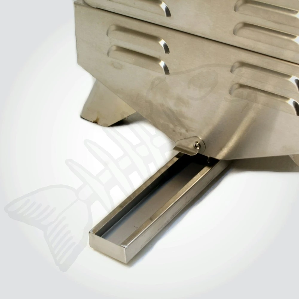 Portable 316 Marine Grade Stainless Steel BBQ With Windows, Tray & 1lb Bottle Adapter 9 Portable 316 Marine Grade Stainless Steel BBQ With Windows, Tray & 1lb Bottle Adapter - Image 7