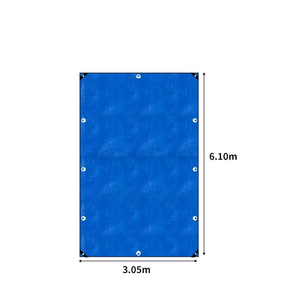 Manan Heavy Duty Tarp Tarpaulin 200GSM Camping Tent Cover Waterproof 3.05x6.10m 5 Manan Heavy Duty Tarp Tarpaulin 200GSM Camping Tent Cover Waterproof 3.05x6.10m - Image 3
