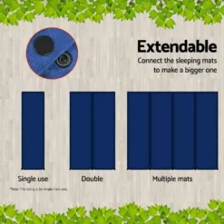 Weisshorn Self Inflating Mattress 6CM Thick Single Camping Sleeping Mat Air Bed Pad Navy 11 Weisshorn Self Inflating Mattress 6CM Thick Single Camping Sleeping Mat Air Bed Pad Navy -AU Camping Equipment Sales 7FJ8wEA MlFEhVbEcMtv60FIM