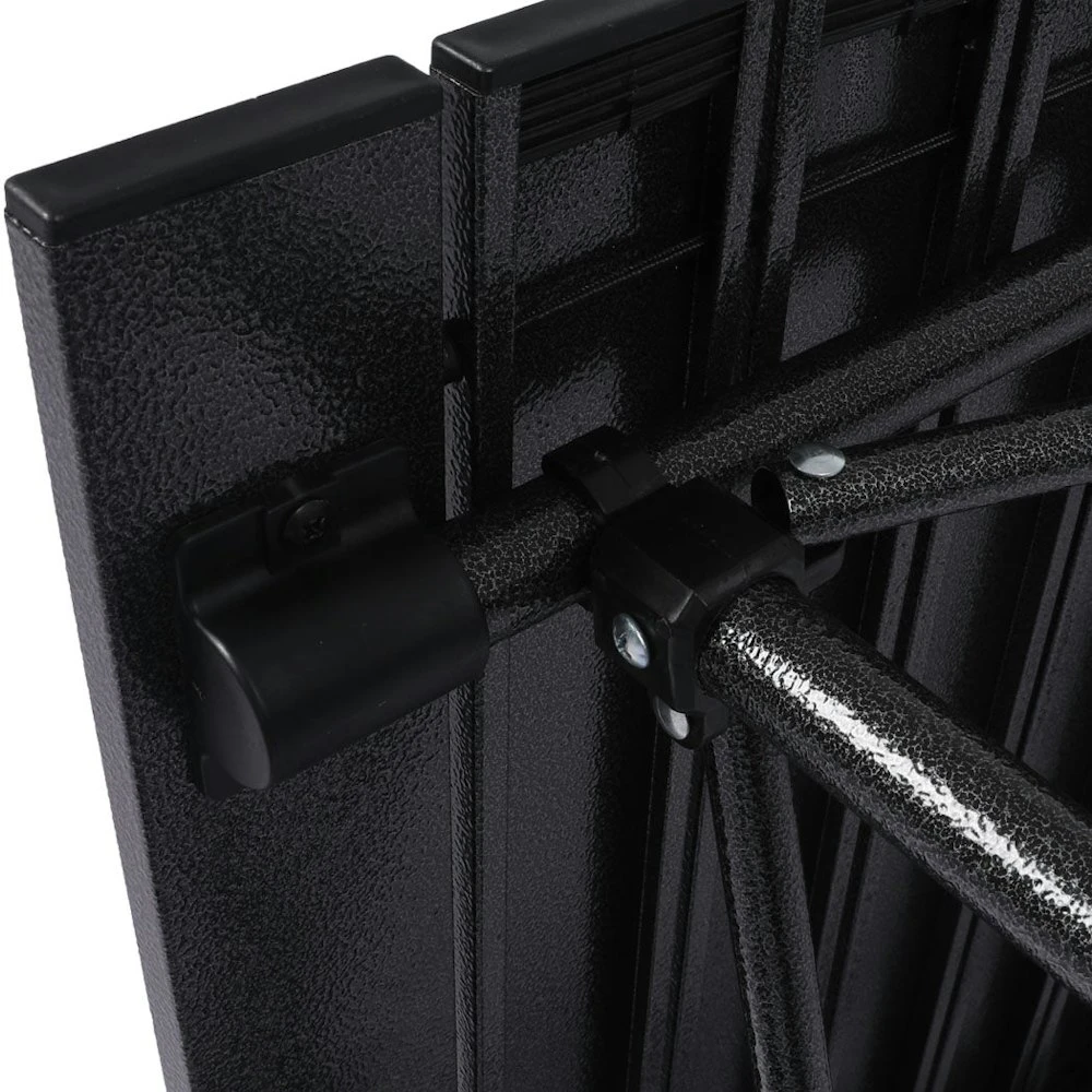 Levede Folding Camping Table Portable Aluminium Outdoor Picnic Garden Black 6 Levede Folding Camping Table Portable Aluminium Outdoor Picnic Garden Black - Image 4