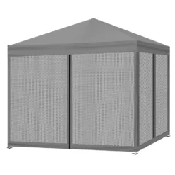 Mountview Gazebo 3x3m Pop Up Marquee Outdoor Mesh Side Wall Canopy Wedding Tent