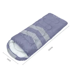 Mountview Single Sleeping Bag Bags Outdoor Camping Hiking Thermal -10℃ Tent Grey -AU Camping Equipment Sales 94S723huQb8MmMWdHwaySGTxw