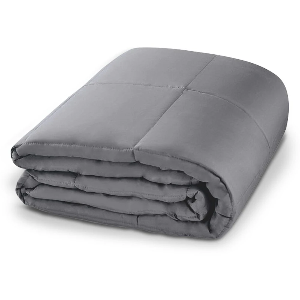 Laura Hill Weighted Blanket Heavy Quilt Doona 9Kg - Grey 3 Laura Hill Weighted Blanket Heavy Quilt Doona 9Kg - Grey
