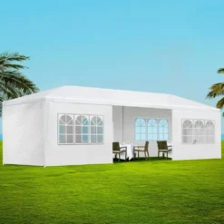 Instahut Gazebo 3x6 Outdoor Marquee Gazebos Wedding Camping Tent 8 Panel