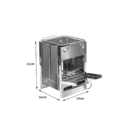 Moyasu Camp Stove Camping Wood BBQ Grill Stainless Steel Portable Outdoor Small -AU Camping Equipment Sales 9uny5EnPTtqpYxUOm9EySeXrs