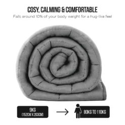 Laura Hill Weighted Blanket Heavy Quilt Doona 9Kg - Grey 13 Laura Hill Weighted Blanket Heavy Quilt Doona 9Kg - Grey -AU Camping Equipment Sales 9yfe65tBi9qXVz82aP 4TLVXs