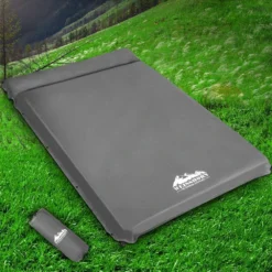 Weisshorn Self Inflating Mattress 10CM Thick Double Camping Sleeping Mat Air Bed Pad Grey -AU Camping Equipment Sales CTH 8xXIJNq3Pai6UpNb4Xa3w