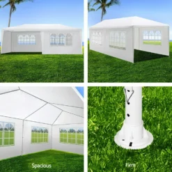 Instahut Gazebo Marquee Outdoor Wedding Gazebos Tent 3x6m 15 Instahut Gazebo Marquee Outdoor Wedding Gazebos Tent 3x6m -AU Camping Equipment Sales CZrAYEnTMyIXv SpVCh2gkouI