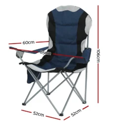 Weisshorn 2X Camping Chairs Folding Arm Chair Portable Camping Garden Fishing -AU Camping Equipment Sales D7r2qq4H7eQJHtBnlRLp01se0
