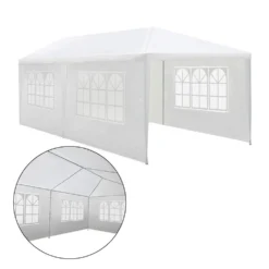 Instahut Gazebo 3x6 Outdoor Marquee Side Wall Party Wedding Tent Camping White -AU Camping Equipment Sales DB2kWL4847 QsUalgVIrwCzvY