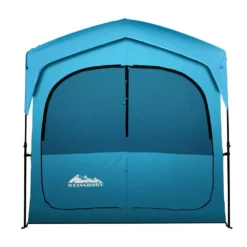 Weisshorn Pop Up Camping Shower Tent Portable Toilet Outdoor Change Room Blue -AU Camping Equipment Sales DItibdD708eAf4GghYp0IFlPU
