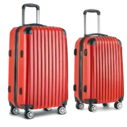 Wanderlite 2pc Luggage Trolley Suitcase Sets Travel TSA Hard Case Red 12 Wanderlite 2pc Luggage Trolley Suitcase Sets Travel TSA Hard Case Red -AU Camping Equipment Sales D vQ 843ZcZUUeuc3wevwlH9s