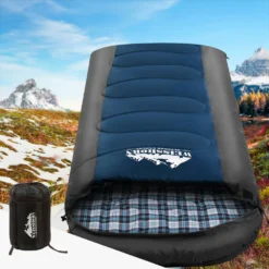 Weisshorn Sleeping Bag Camping Hiking Tent Winter Outdoor Comfort 0 Degree Navy -AU Camping Equipment Sales DcEduaw9f0223QHNSzAl1K8EI