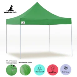 Gazebo Tent Marquee 3x3 PopUp Outdoor Wallaroo - Green 14 Gazebo Tent Marquee 3x3 PopUp Outdoor Wallaroo - Green -AU Camping Equipment Sales DpEmRoziFAck8XwbthUeMYcNY