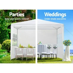 Instahut Gazebo 3x3 Outdoor Marquee Gazebos Wedding Camping Tent 4 Panel 11 Instahut Gazebo 3x3 Outdoor Marquee Gazebos Wedding Camping Tent 4 Panel -AU Camping Equipment Sales DrB1Eq 0fpsmuHAQjNDsU9XbU