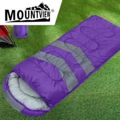Mountview Single Sleeping Bag Bags Outdoor Camping Hiking Thermal -10℃ Tent -AU Camping Equipment Sales E Ta5J8VYyfdDss1KXTqFWGvk