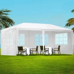 Instahut Gazebo 3x6 Outdoor Marquee Side Wall Party Wedding Tent Camping White -AU Camping Equipment Sales E4T9tN hmTp6Fdp1WHPE9BPxo