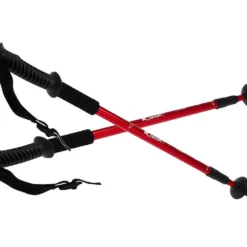 Kabuda Trekking Hiking Walking Poles Sticks Pair- Red