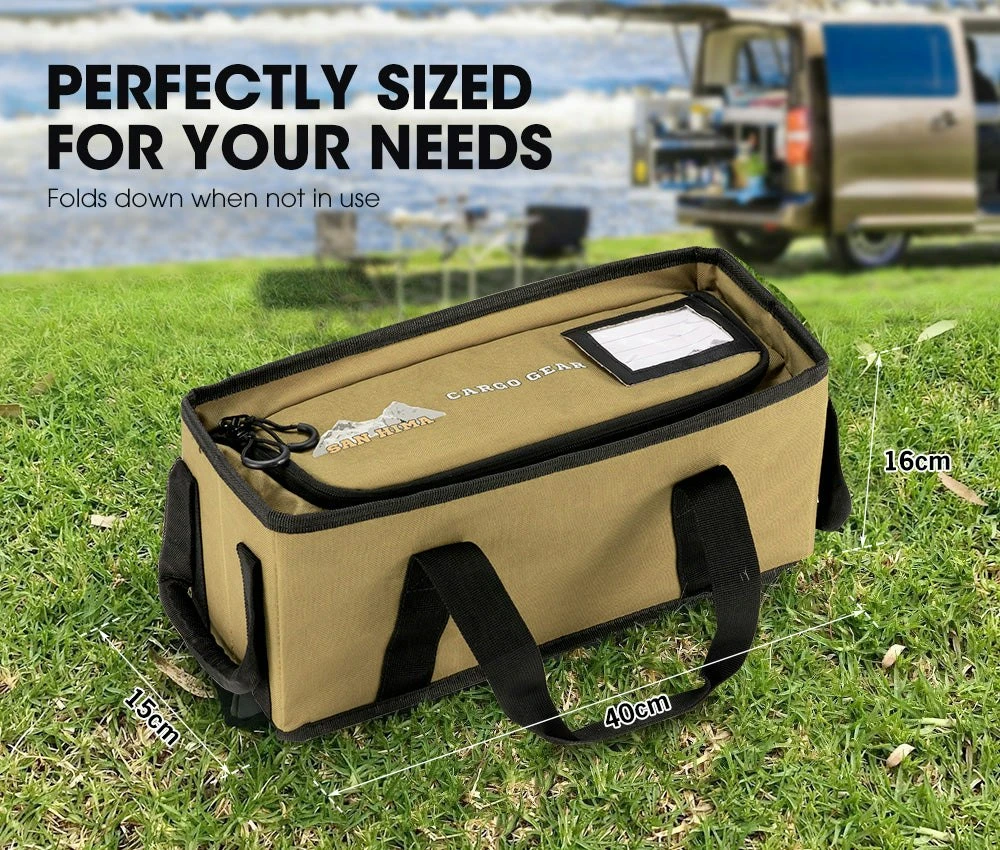 San Hima Tough Canvas Bag Storage Bag Weather Resistant Camping 4WD 12 San Hima Tough Canvas Bag Storage Bag Weather Resistant Camping 4WD - Image 10