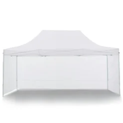 Gazebo Tent Marquee 3x4.5m PopUp Outdoor Wallaroo White