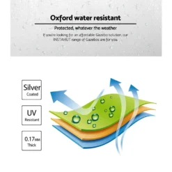 Instahut Gazebo Pop Up Marquee 3x4.5 Outdoor Tent Folding Wedding Gazebos White -AU Camping Equipment Sales FuMscsecPYKLgF2A1GajkUxoY