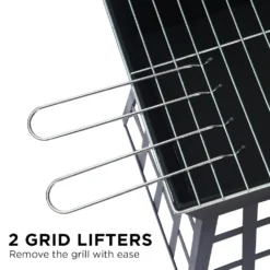 Wallaroo Outdoor Fire Pit For BBQ, Grilling, Cooking, Camping- Portable Brazier With Reversible Stand For Backyard, Pati -AU Camping Equipment Sales GbC2S7fmZK4QmillYvvthkzuM