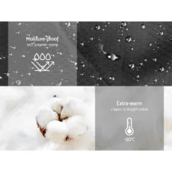 Weisshorn Sleeping Bag Camping Hiking Tent Winter Thermal Comfort 0 Degree Black -AU Camping Equipment Sales Hu2 jfGA16y1x4OdFhPLLyVVo