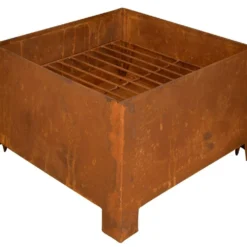 Rustic Square Fireplace 38 X 38 X 24cm