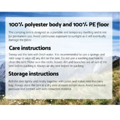 Weisshorn Instant Up Camping Tent 4 Person Pop Up Tents Family Hiking Dome Camp 14 Weisshorn Instant Up Camping Tent 4 Person Pop Up Tents Family Hiking Dome Camp -AU Camping Equipment Sales JL81Sc4SDQtmQ4p5g6twJamHM