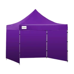 Gazebo Tent Marquee 3x3 PopUp Outdoor Wallaroo Purple