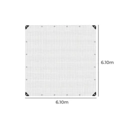 Manan Tarp Tarpaulin 200GSM Camping Heavy Duty Tent Waterproof Cover 6.1mx6.1m -AU Camping Equipment Sales JpKdiPPcBHf4eukw5yaZqgTsI