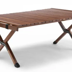 Orient 93cm Foldable Bamboo Outdoor Camping Table Waterproof Wood Wooden Travel - Large