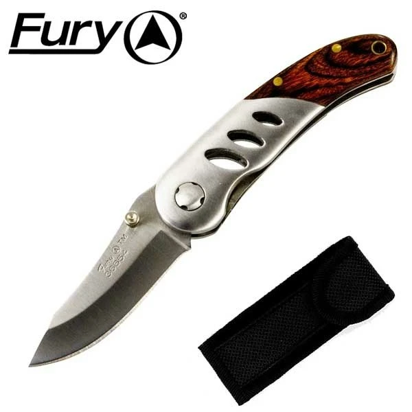 Fury Envoy Pakkawood Pocket Knife 115mm 3 Fury Envoy Pakkawood Pocket Knife 115mm