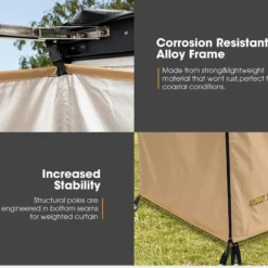 San Hima Camping Shower Tent Ensuite Change Room Awning Fold-Out Instant -AU Camping Equipment Sales MuSDwvf0Wvlp oytiETrsxvFg