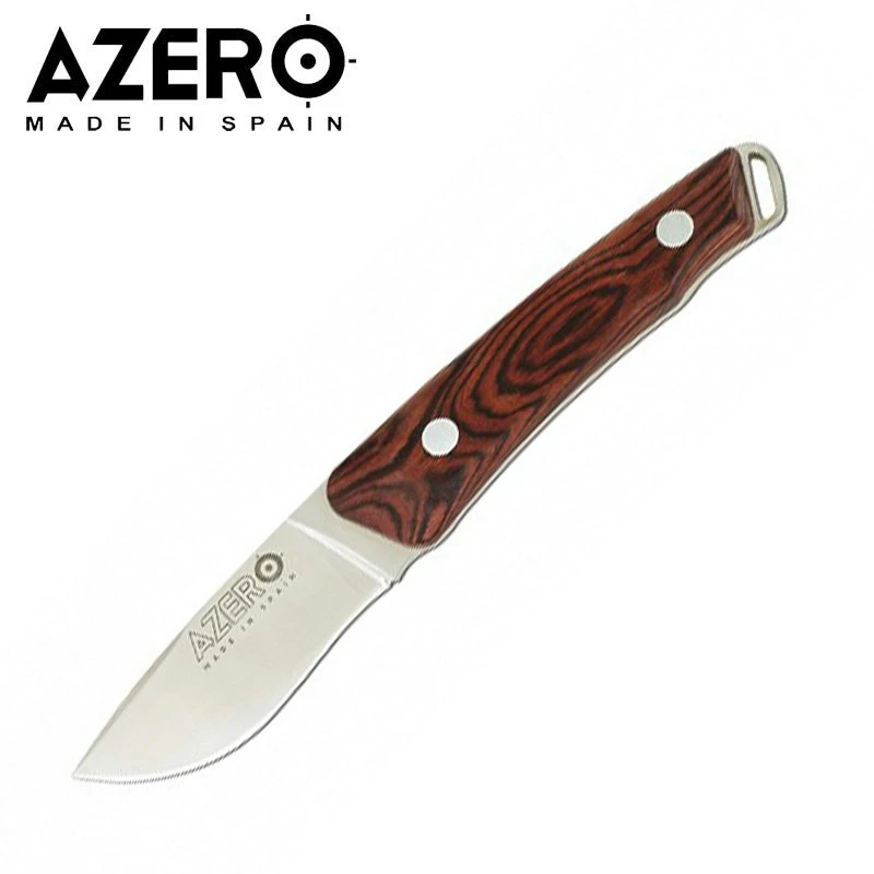 Azero Violet Palisander Wood Hunting Knife 205mm 3 Azero Violet Palisander Wood Hunting Knife 205mm