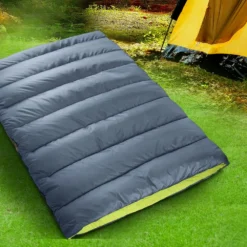 Mountview Double Sleeping Bag Bags Outdoor Camping Hiking Thermal -10℃ Tent Grey -AU Camping Equipment Sales NLqbfS3rghDcSgge7cRndHYrk