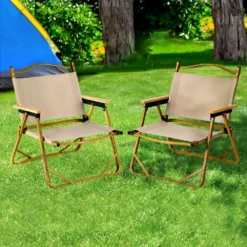 Gardeon Outdoor Chairs Camping Chair X2