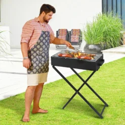 Wallaroo Charcoal BBQ Grill - Adjustable Height -AU Camping Equipment Sales PAmgBEemN055umipsFckVMypA