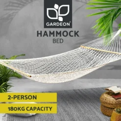 Gardeon Hammock Chair Swing Bed Outdoor Camping Hammocks Double 2 Person Seat Mesh 11 Gardeon Hammock Chair Swing Bed Outdoor Camping Hammocks Double 2 Person Seat Mesh -AU Camping Equipment Sales PkvA2HQflGSUKYQEs1MPTy17U