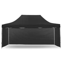 Gazebo Tent Marquee 3x4.5m PopUp Outdoor Wallaroo Black
