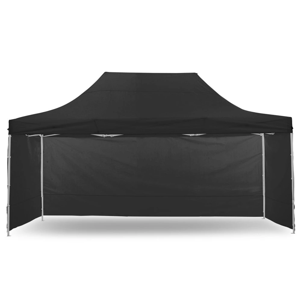 Gazebo Tent Marquee 3x4.5m PopUp Outdoor Wallaroo Black 3 Gazebo Tent Marquee 3x4.5m PopUp Outdoor Wallaroo Black