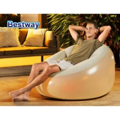 Bestway Inflatable Seat Sofa LED Light Chair Outdoor Lounge Cruiser -AU Camping Equipment Sales QZhXYGTzr SArhX1xJZcM8pc
