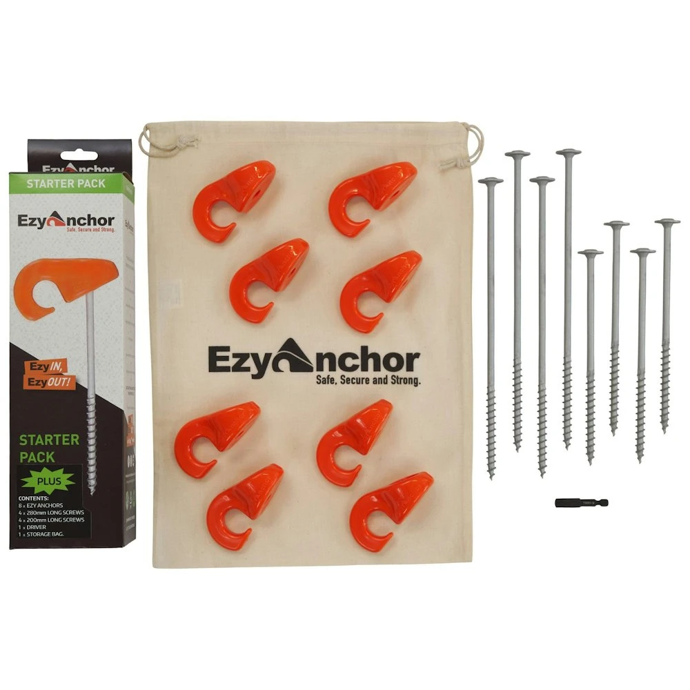 Ezy Anchor - Starter Pack Plus 3 Ezy Anchor - Starter Pack Plus