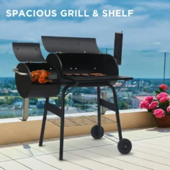 Wallaroo 2-in-1 Outdoor Barbecue Grill & Offset Smoker -AU Camping Equipment Sales RFO x18ycBRVhY0dN6rVatKtk