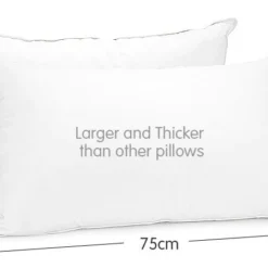 Duck Down Feather Pillow Twin Set - 1.3kg -AU Camping Equipment Sales RTYZCJ P4gQ Hepa1yQVrz3CI