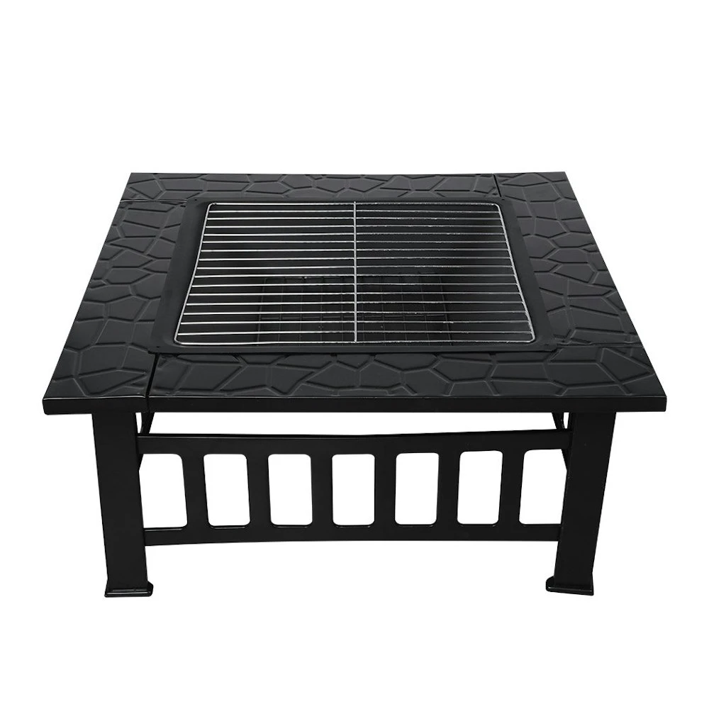 Moyasu 3IN1 Fire Pit BBQ Grill Pits Outdoor Fireplace Patio Garden Heater Grills 6 Moyasu 3IN1 Fire Pit BBQ Grill Pits Outdoor Fireplace Patio Garden Heater Grills - Image 4