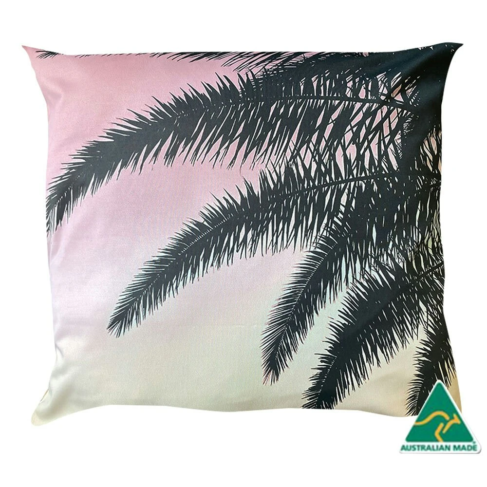 Palms At Dusk Cushion Cover 3 Palms At Dusk Cushion Cover